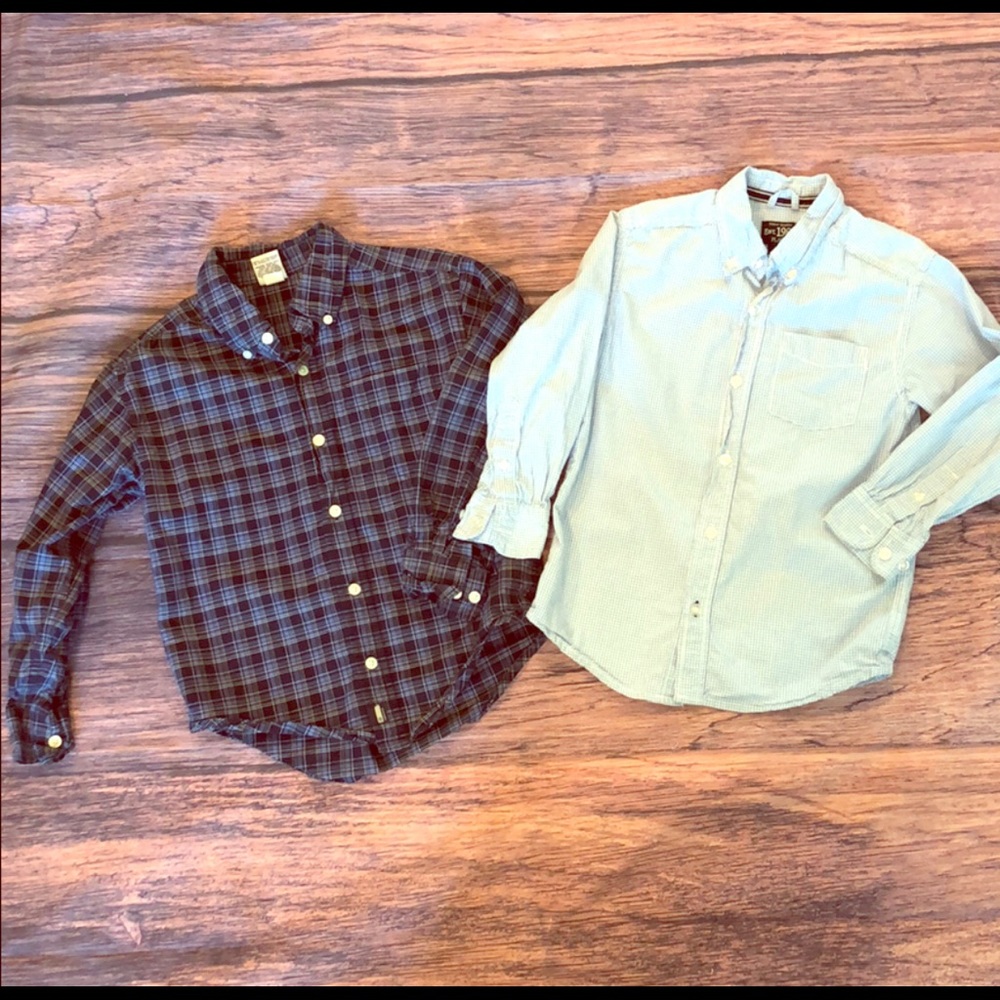BUNDLE boys SMALL button downs